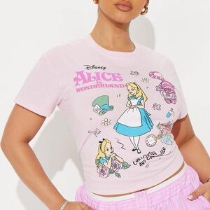 Disney Alice in Wonderland Pink T-Shirt